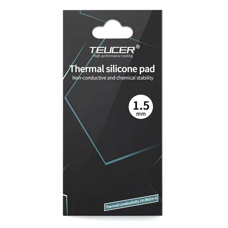WithFlying Thermal Pad 14.8 W/mK, 85x45x1.5mm, Non Conductive Heat Resistance High Temperature Resistance, Silicone Thermal Pads for Laptop Heatsink GPU CPU LED Cooler (1.5mm) - Image 1